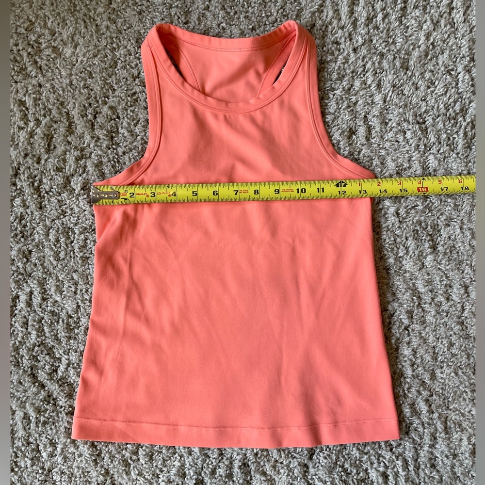 Lululemon Align Waist Length Racerback Tank Top - Sunny Coral - Picture 4 of 5